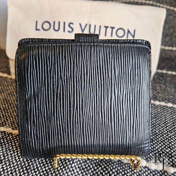 Louis Vuitton Epi Leather Bi-Fold Snap Wallet – EUC Black - Picture 2 of 16